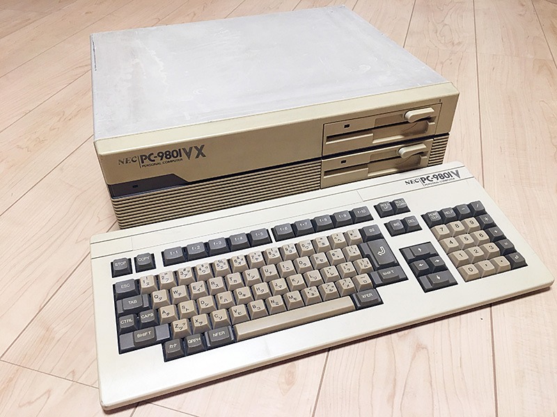 ☆☆　レア！　簡易整備済　PC-9801Vキーボード　K-3☆☆