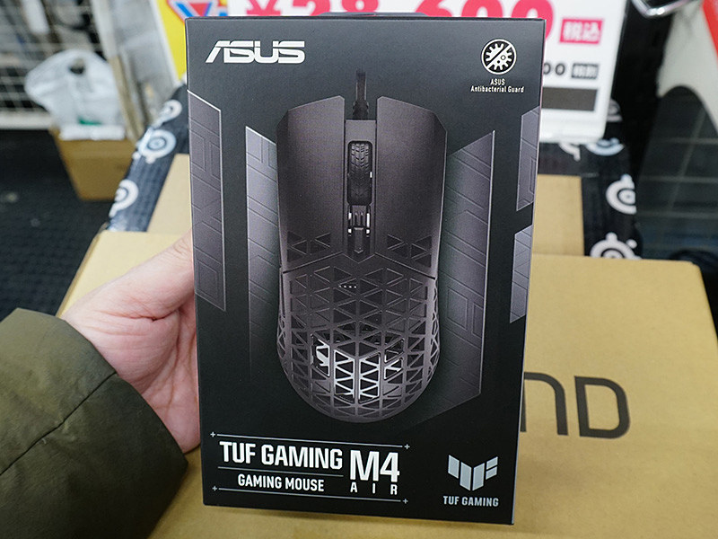 ASUSの軽量マウス「TUF GAMING M4 Air」が発売、重量は47g - AKIBA PC