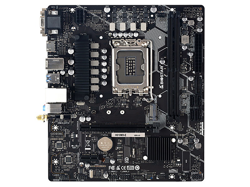 BIOSTAR intel H610 チップセット搭載 Micro-ATX マザーボード H610MX