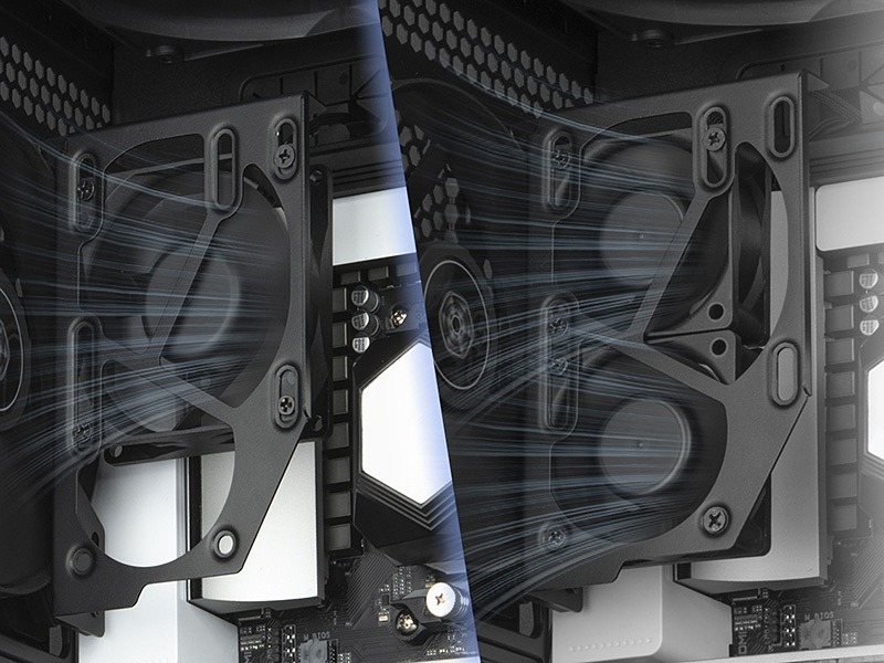 マザーボードのVRM冷却用ファンブラケットがSilverStoneから - AKIBA