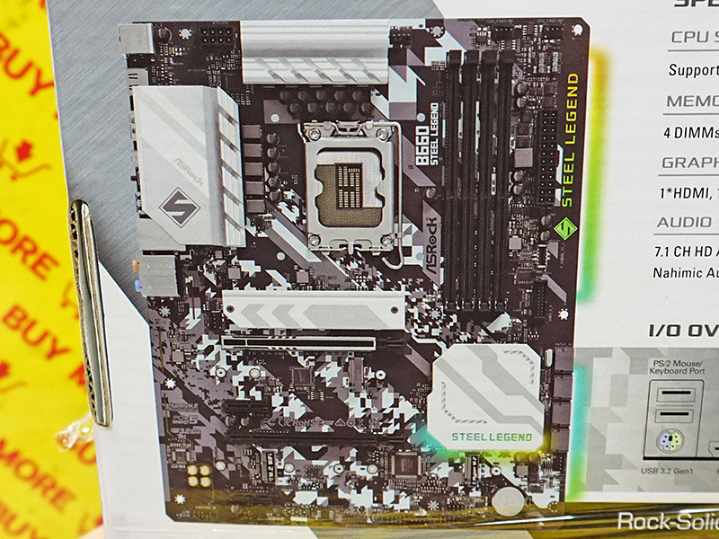 ASRock マザーボード B660 Steel Legend Intel シリーズ 第12世代 CPU (LGA1700) 対応 