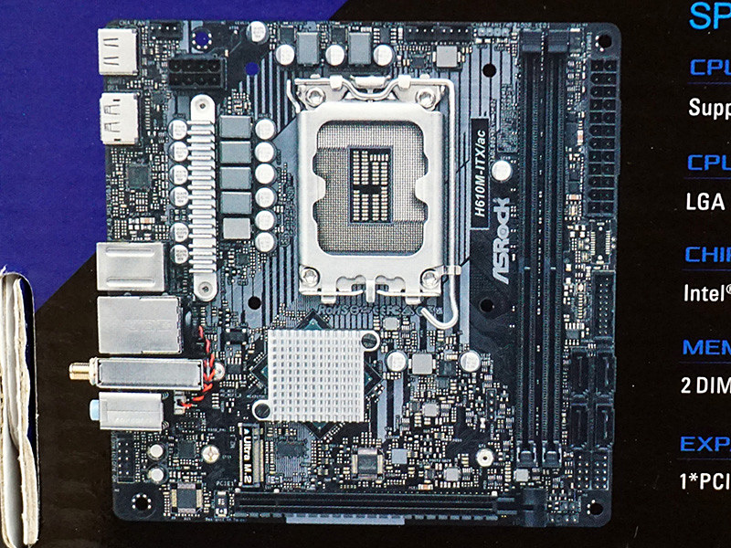 ASRockの「H610M-ITX/ac」が発売、DDR4メモリ対応 - AKIBA PC Hotline!