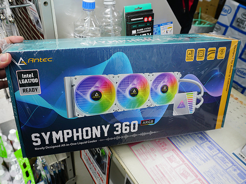 Antecの水冷CPUクーラー「Symphony 360 ARGB」にホワイトモデル