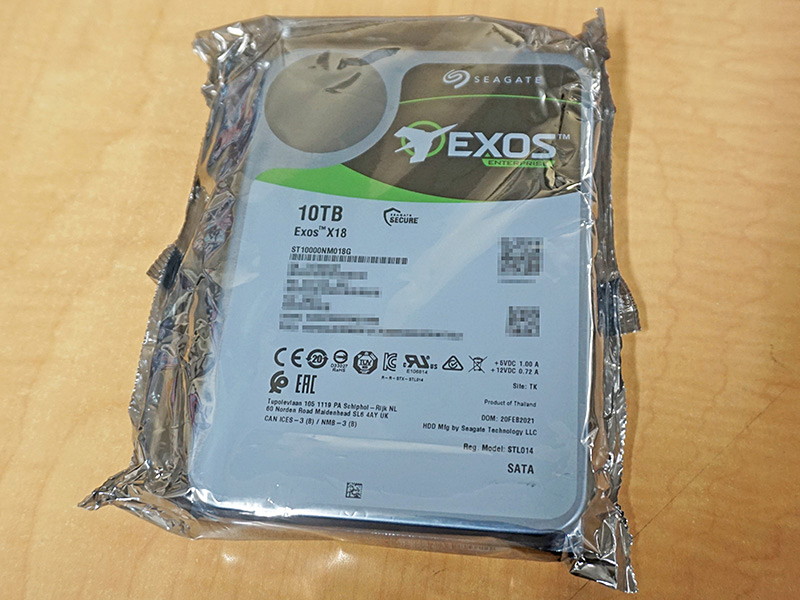 Seagate HDD「Exos X18」の10TBが店頭入荷 - AKIBA PC Hotline!