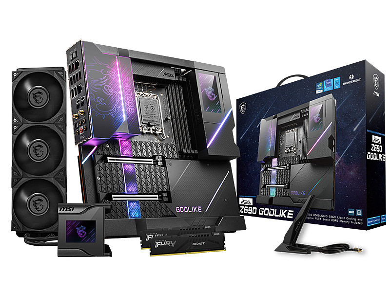 MSIのハイエンドマザー「MEG Z690 GODLIKE」は抽選販売、タッチ MSIのハイエンドマザー「MEG Z690 GODLIKE」は抽選販売、タッチ