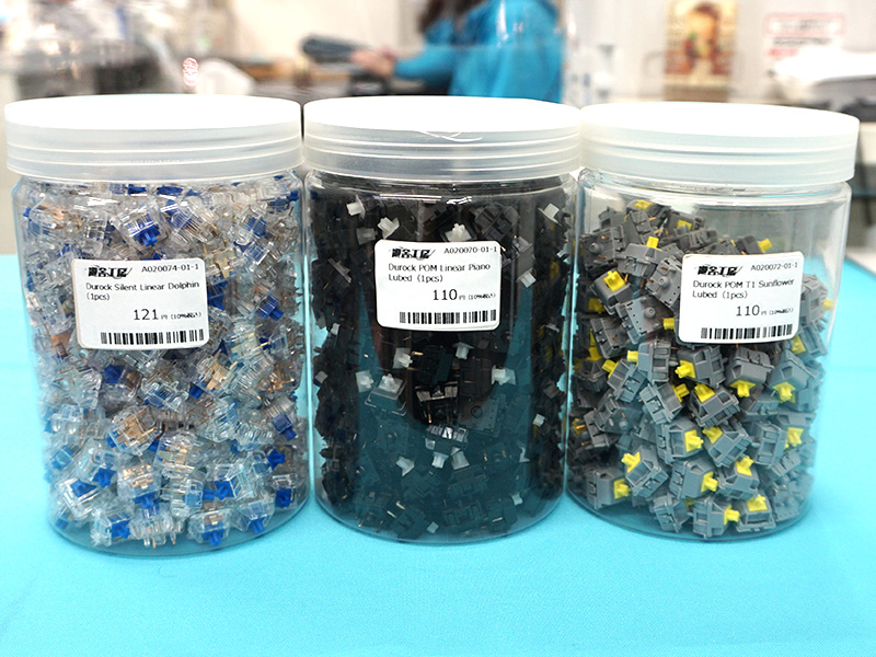 Durockのキースイッチが3種類、サイレントリニアなど - AKIBA PC Hotline!