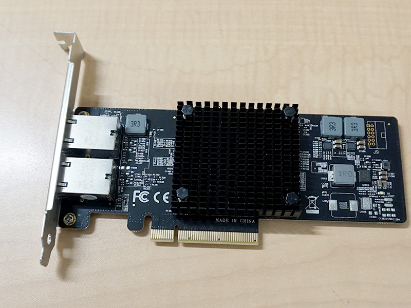 Intel X550-T2チップ搭載の2ポート10GbEカード、実売約3万円 - AKIBA