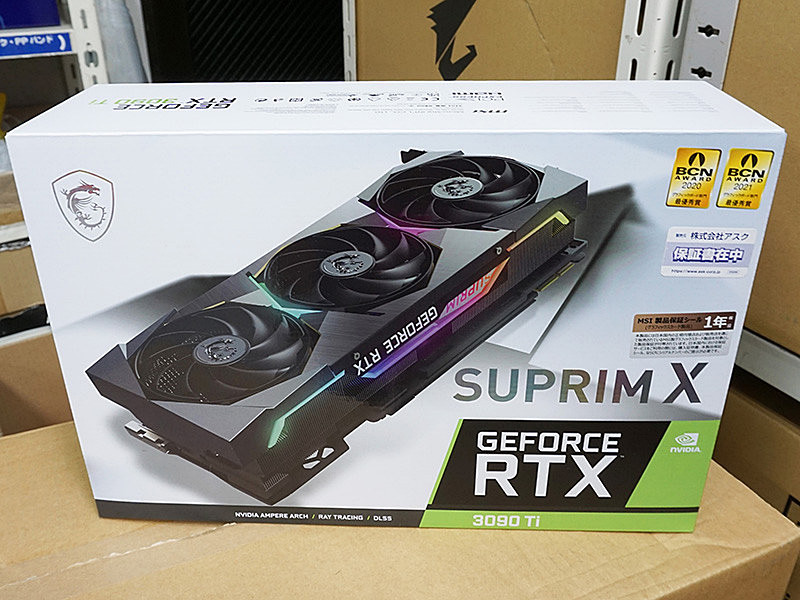 MSI「GeForce RTX 3090 Ti SUPRIM X 24G」が発売、価格は36万 