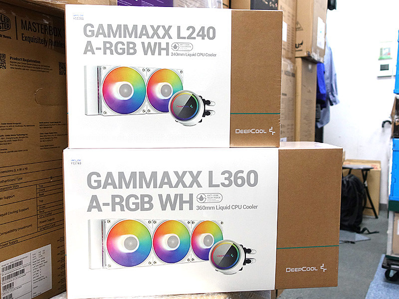 DeepCoolの水冷クーラー「GAMMAXX L360/L240」にホワイトモデル、液