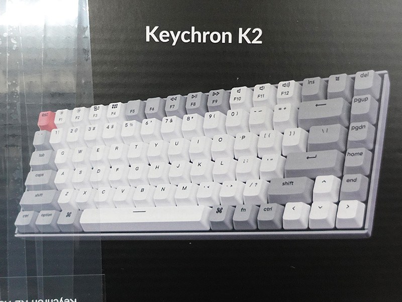 有線/無線両対応のメカニカルキーボード「Keychron K2」にバックライト 