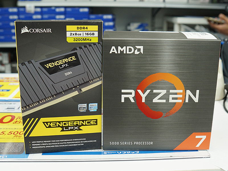 Ryzen 7 5800X+メモリ8GB×2枚のセットが価格崩壊！何故かCPU