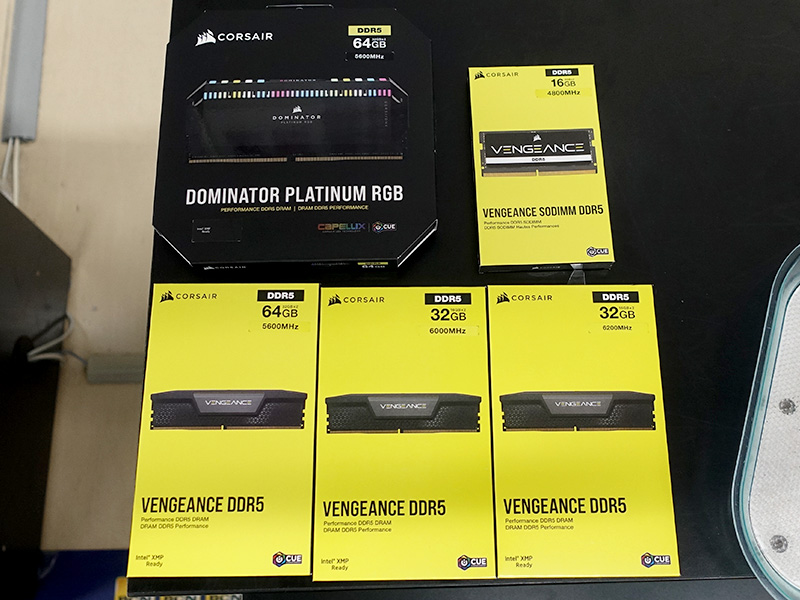 CORSAIRのDDR5メモリが複数入荷、ノートPC向けDDR5-4800モデルなど