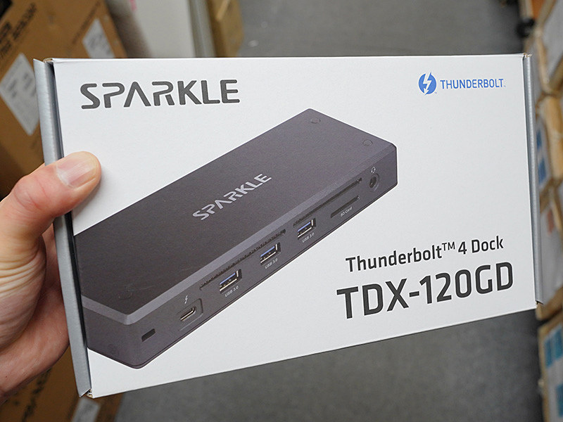 SPARKLEのThunderbolt 4多機能ドックが入荷、USBや有線LANなど計12 