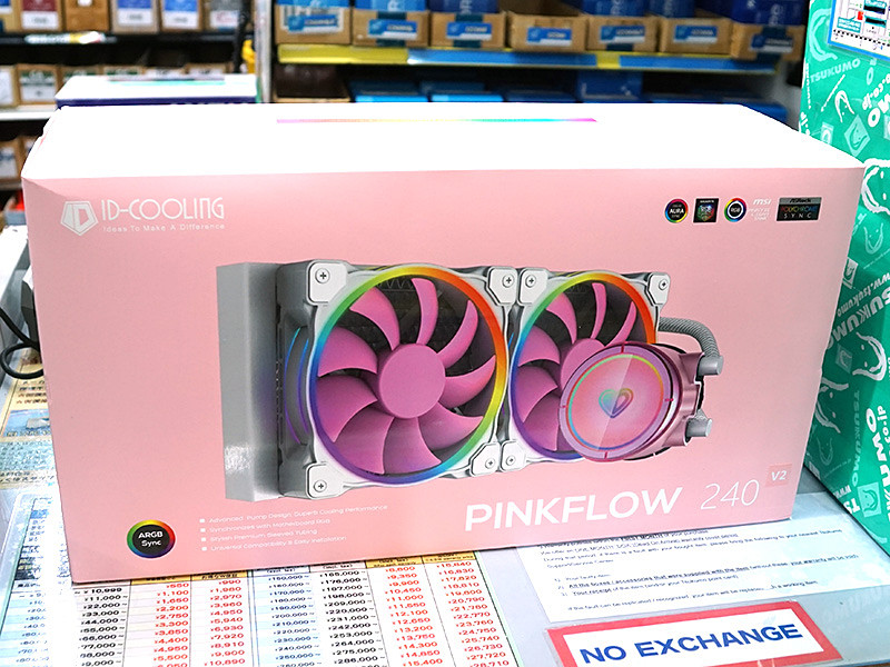 キュートなデザインの水冷クーラー「PINKFLOW 240」にLGA1700対応版