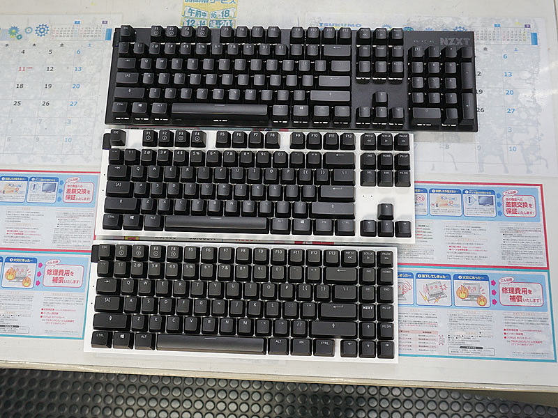 NZXTのキーボード「Function」が計6製品発売、キースイッチの交換が