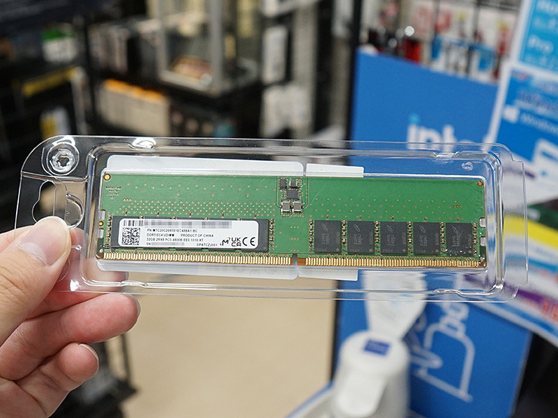 ECC付きDDR5-4800メモリがMicronから、32GB×1枚で45,800円 - AKIBA PC ...