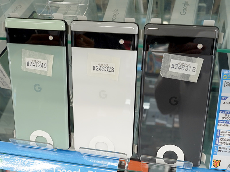 Google「Pixel 6a」の未使用品が49,800円！イオシスでセール （取材中