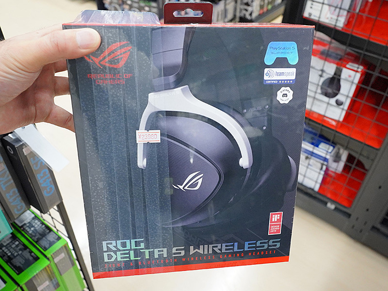 ASUSのヘッドセット「ROG Delta S Wireless」が発売、2.4GHz無線接続と