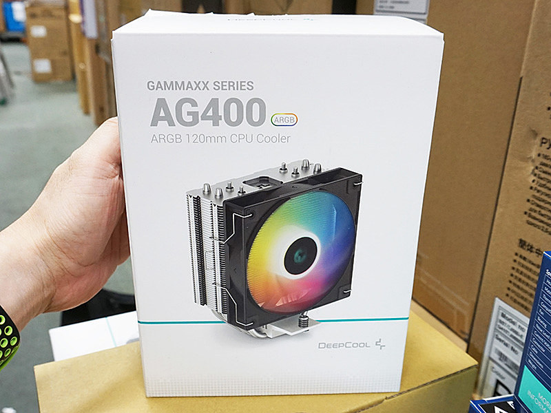 DeepCoolの光るCPUクーラー「AG400 ARGB」が発売、価格は4,180円