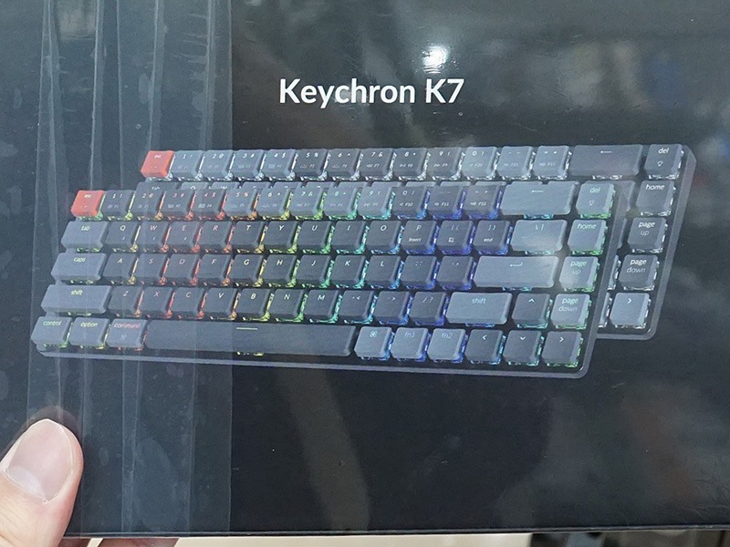 薄型65%キーボード「Keychron K7」が発売、アルミフレームを採用