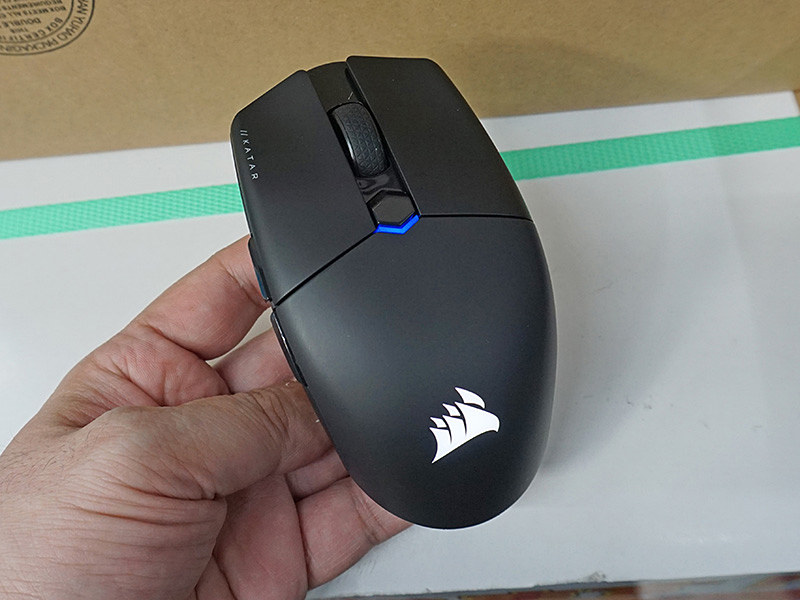 69gの軽量ゲーミングマウス「KATAR ELITE WIRELESS」がCORSAIRから 