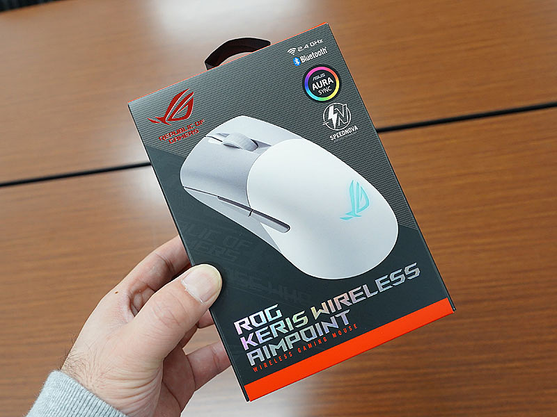 ASUSの軽量ワイヤレスマウス「ROG Keris Wireless AimPoint」に新色の
