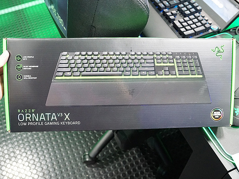 Razerの薄型キーボード「Ornata V3 X」が発売、静音メンブレンスイッチ