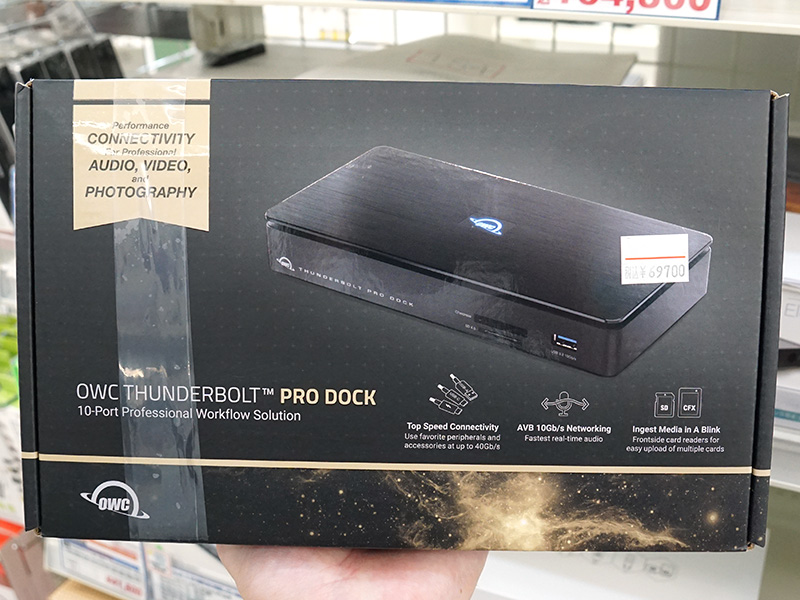 10GbE LANやCFexpressリーダー搭載の「OWC Thunderbolt Pro Dock
