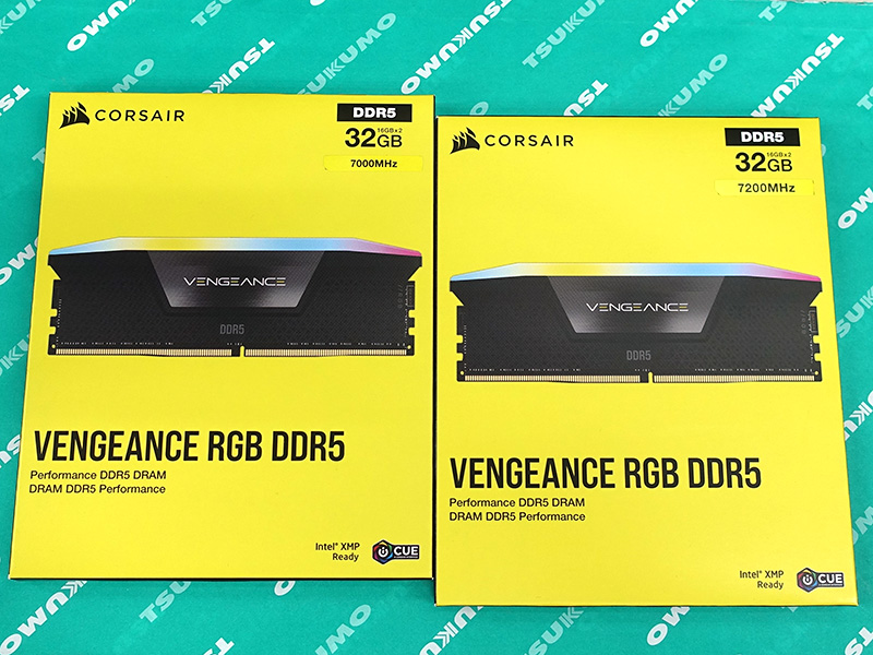 CORSAIR「VENGEANCE RGB」のDDR5-7000/7200 16GB×2枚組が入荷 - AKIBA