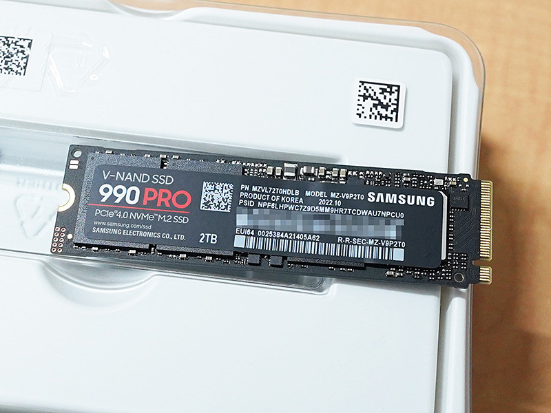 リード最大7,450MB/sの「Samsung SSD 990 PRO」が発売、「980 ...