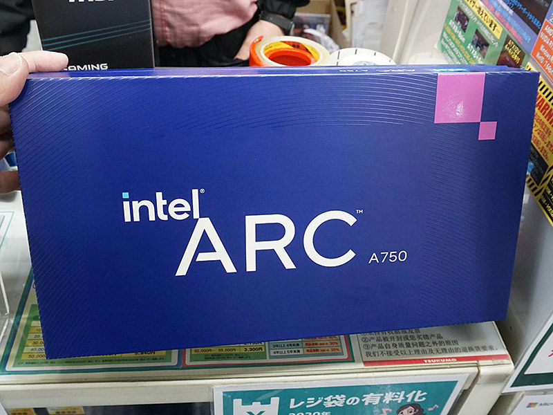 「Intel Arc A750」純正ビデオカードが19,800円！秋葉原でセール