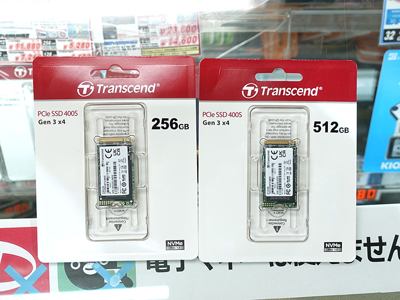 Type 2242規格のM.2 SSD「MTE400S」がTranscendから、小型デバイス向け