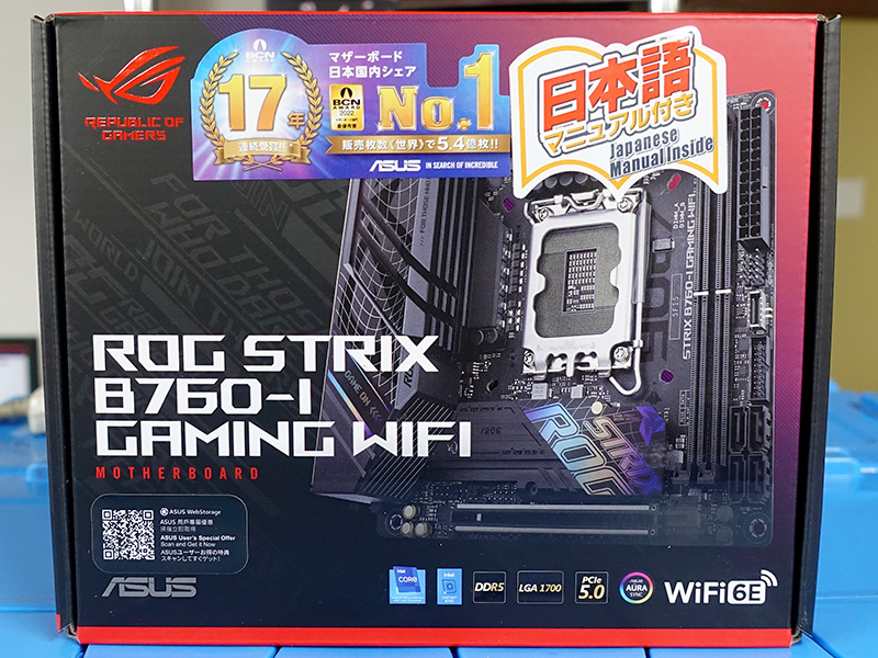 ASUSのMini-ITXマザー「ROG STRIX B760-I GAMING WIFI」が発売 - AKIBA
