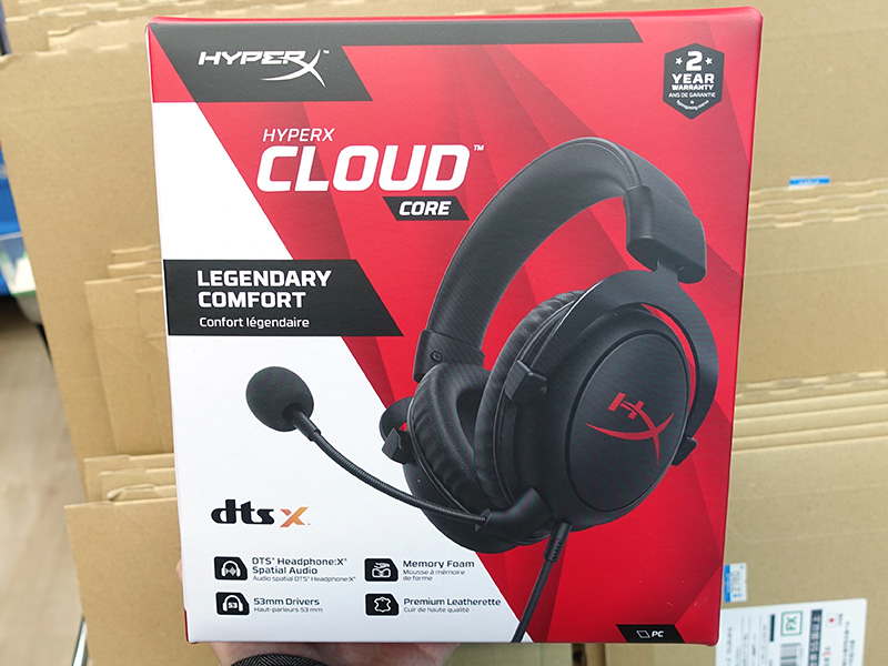 HyperXのヘッドセット「Cloud Core + 7.1」が入荷、DTS