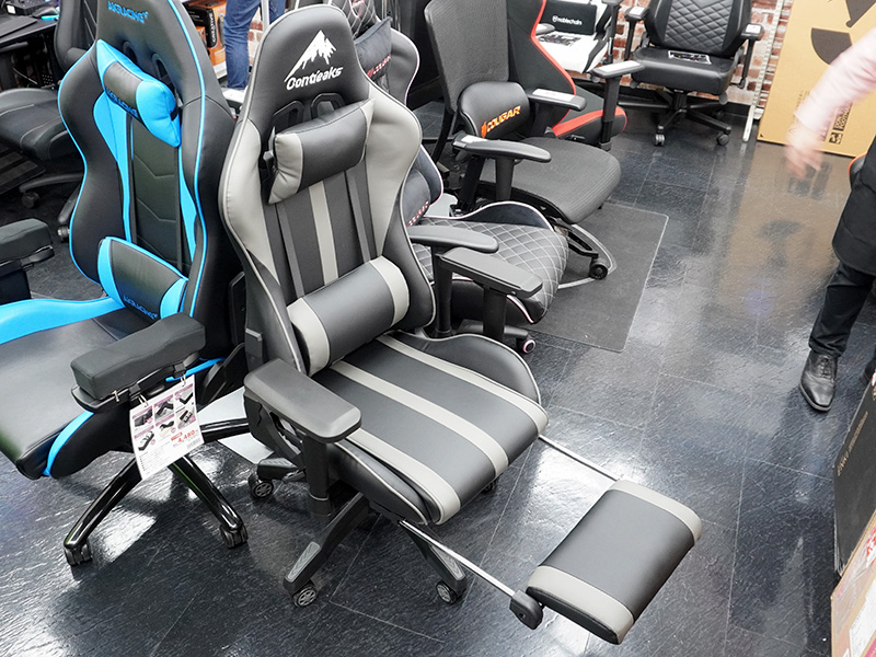 オットマン内蔵のゲーミングチェア「ルセル V2 オットマン」がTSUKUMO