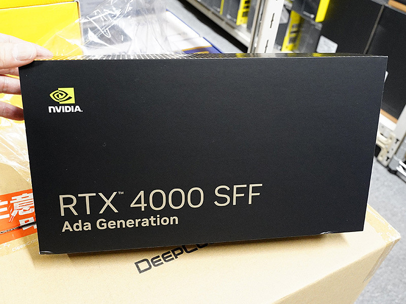 NVIDIA RTX 4000 SFF Ada」が店頭入荷、価格は228,000円 - AKIBA PC Hotline!