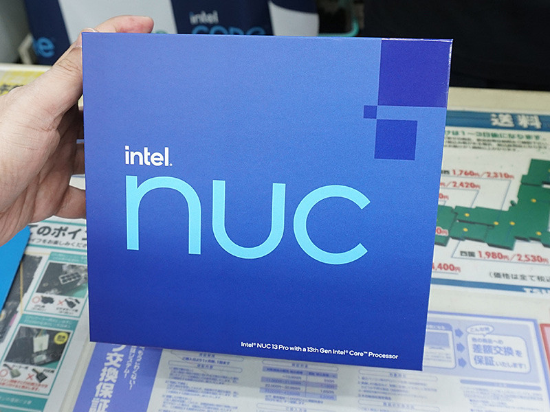 Core i3-1315U搭載の「Intel NUC 13 Pro Kit」が発売、価格は56,800円 ...
