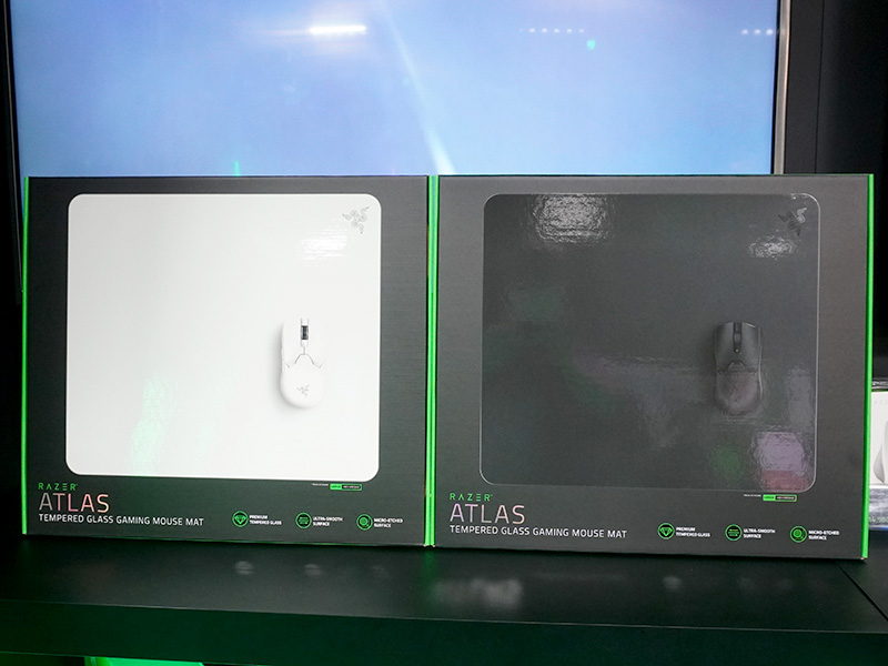 Razer初の強化ガラスゲーミングマウスパッド「ATLAS」が26日発売