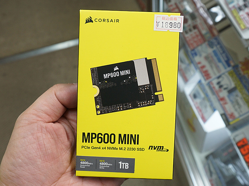 コルセア CORSAIR MP600 MINI 1TB M.2 2230 - PCパーツ