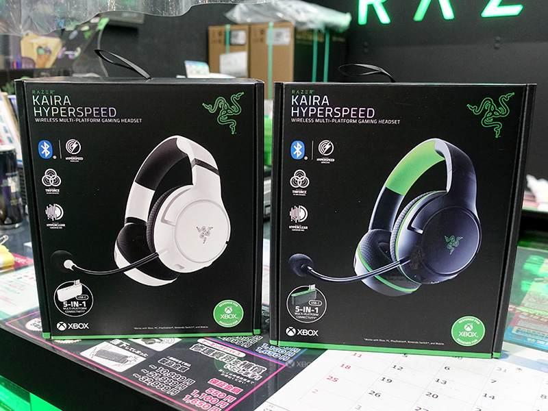 Razerのゲーミングヘッドセット「Kaira HyperSpeed」が発売、競技