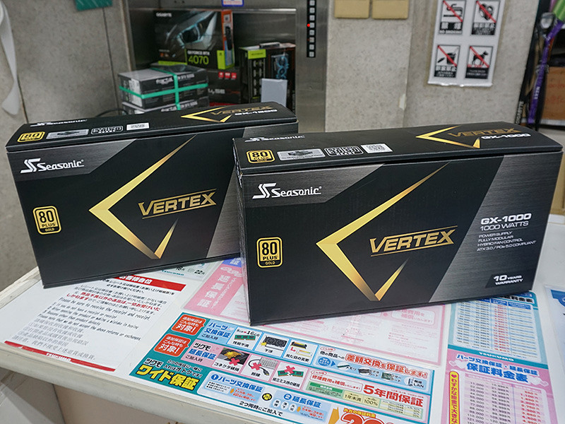 SeasonicのPCIe 5.0/ATX 3.0電源「VERTEX GX」が発売、1,000Wと1,200W