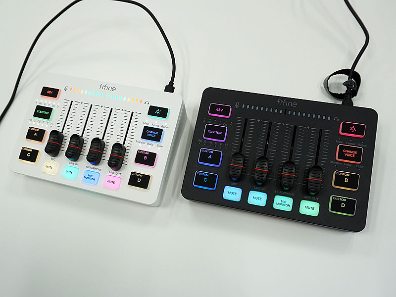 ライブストリーミング向けの「ゲーミングオーディオミキサー」が上海