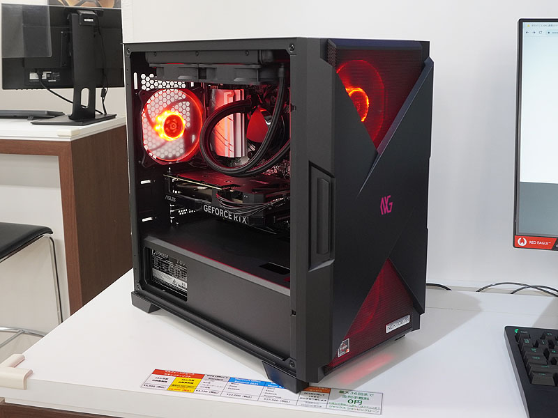 マウス、ゲーミングPCの新ブランド「NEXTGEAR」を発表。店頭展示