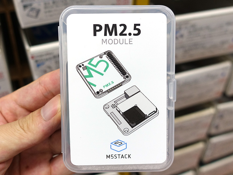 空気中のPM2.5などを測定できる「M5Stack用大気質センサモジュール」 - AKIBA PC Hotline!