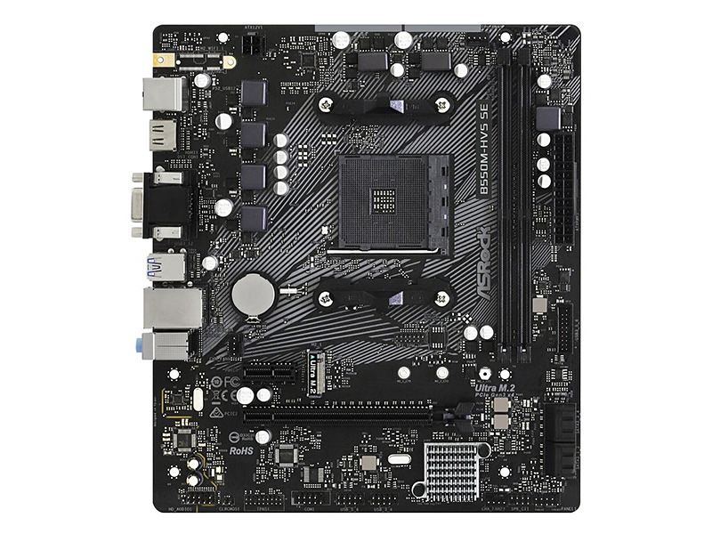 AMD PRO 565搭載マザー「B550M-HVS SE」がASRockから、製品名と異なる