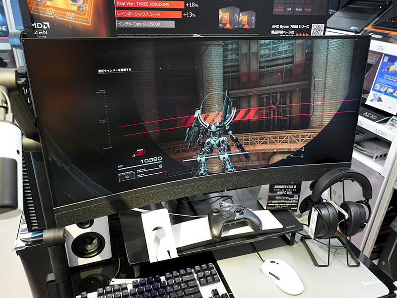 ミニLED搭載の多機能34インチUWQHDゲーミングモニターが店頭入荷、無線