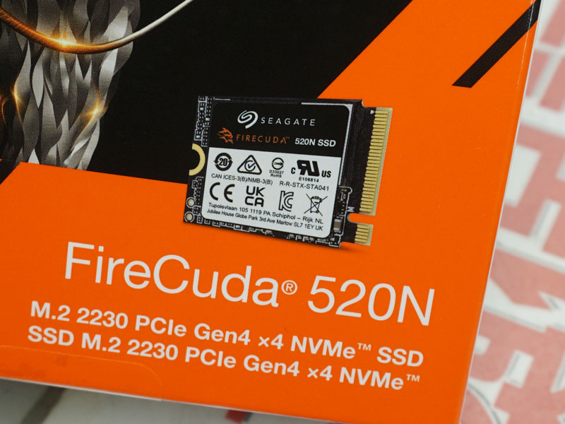 Seagateの携帯ゲーム機向けSSD「FireCuda 520N」が発売、Type