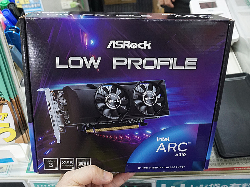 ASRockのIntel Arc A310 Low Profile 4GBが発売価格は15 980円 AKIBA PC Hotline