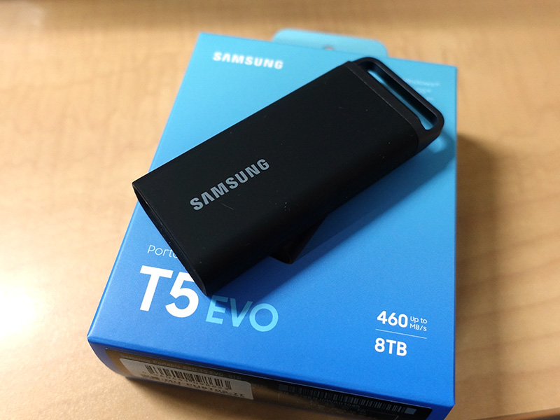 最大容量8TBのポータブルSSD「T5 EVO」がSamsungから - AKIBA PC Hotline!