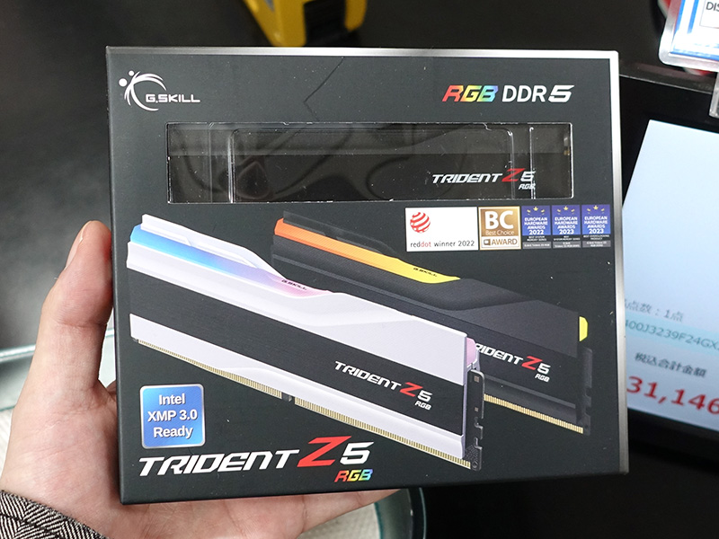 G.SKILLのDDR5メモリ「Trident Z5 RGB」にDDR5-6400 24GB×2